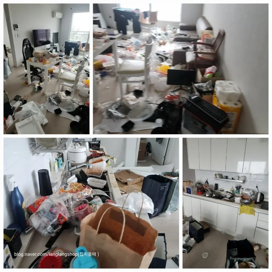 경기도 광주시 초월읍 빌라 원룸 투룸 쓰레기집정리 빈집정리 해 드렸습니다.저희 집치울때는 고인유품정리 고독사유품정리 전문 업체입니다.