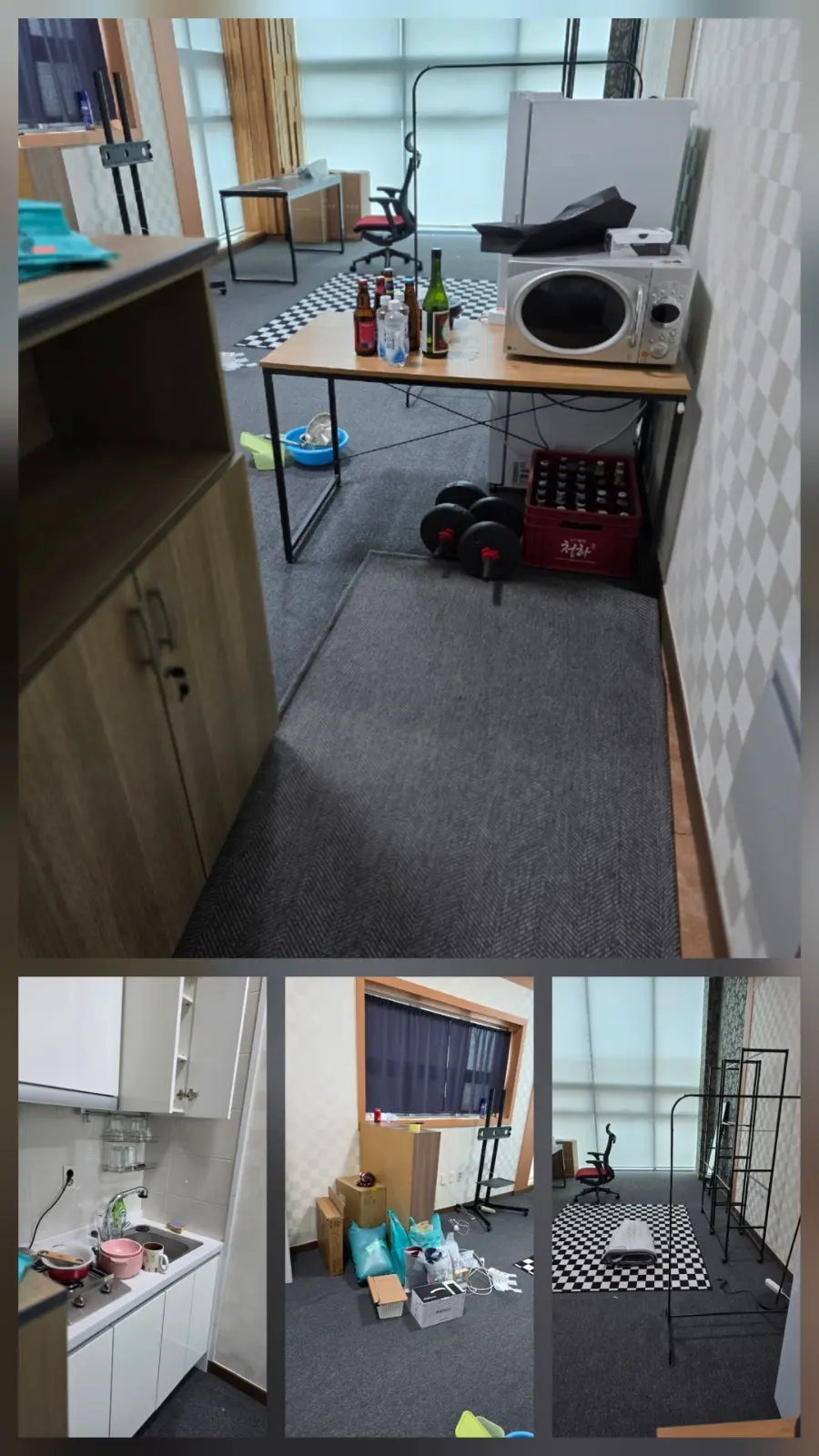 경기도 광명시 소화동 사무실 이전으로 정리 철거 업체 문의후 사무실정리 사례