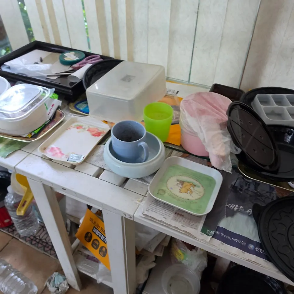 용인시 기흥구 마북동 아파트 1층 빈집정리 가정집폐기물처리 현장! 오래 비워두었던 아파트의 유품정리 현장! 사진 3